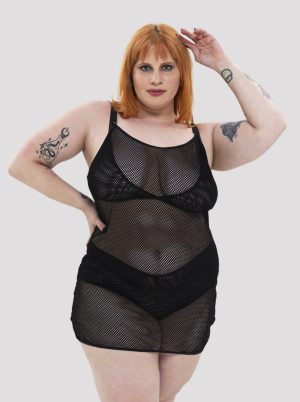 6206 - Vestido de red musculosa