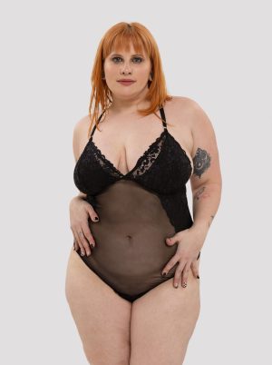 4201 - Body de puntilla y micro tul